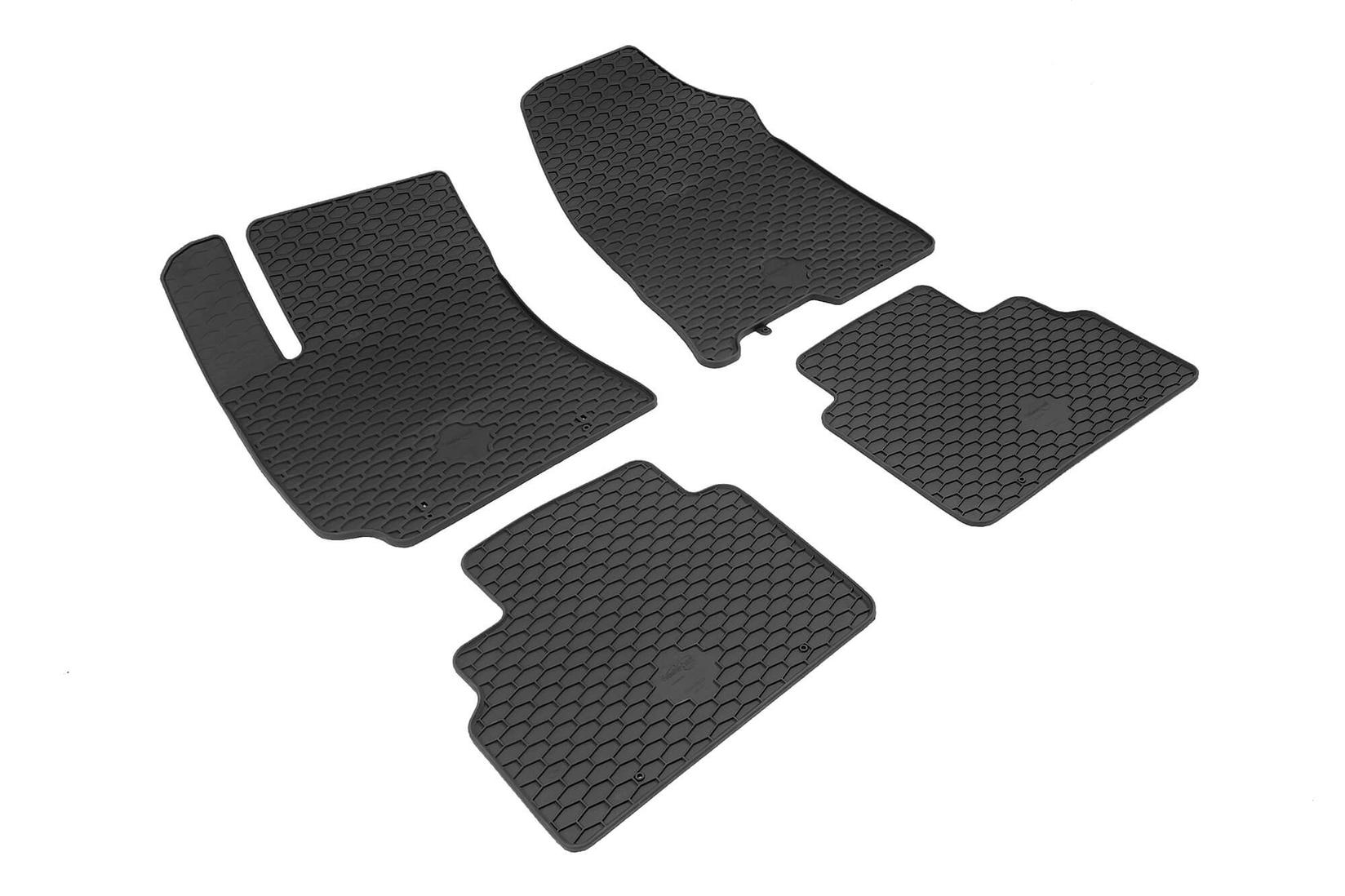 GUMARNY ZUBRI Гумени патосници за Hyundai Kona по 2023 година, 4 дела, црни