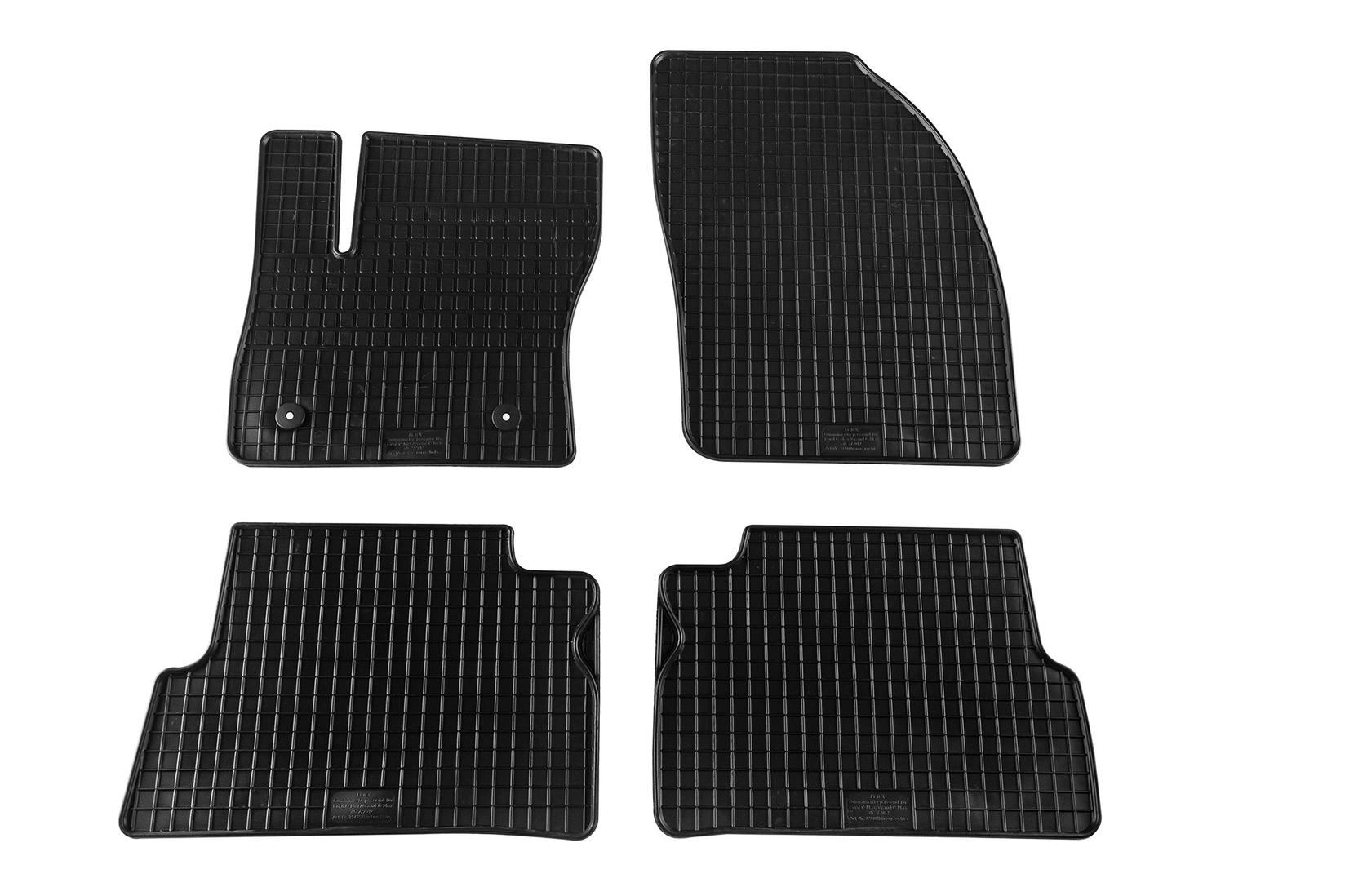 PETEX Гумени патосници за Ford Focus C-Max 2003-2012 Grand C-Max 2010-2012 4 дела црни