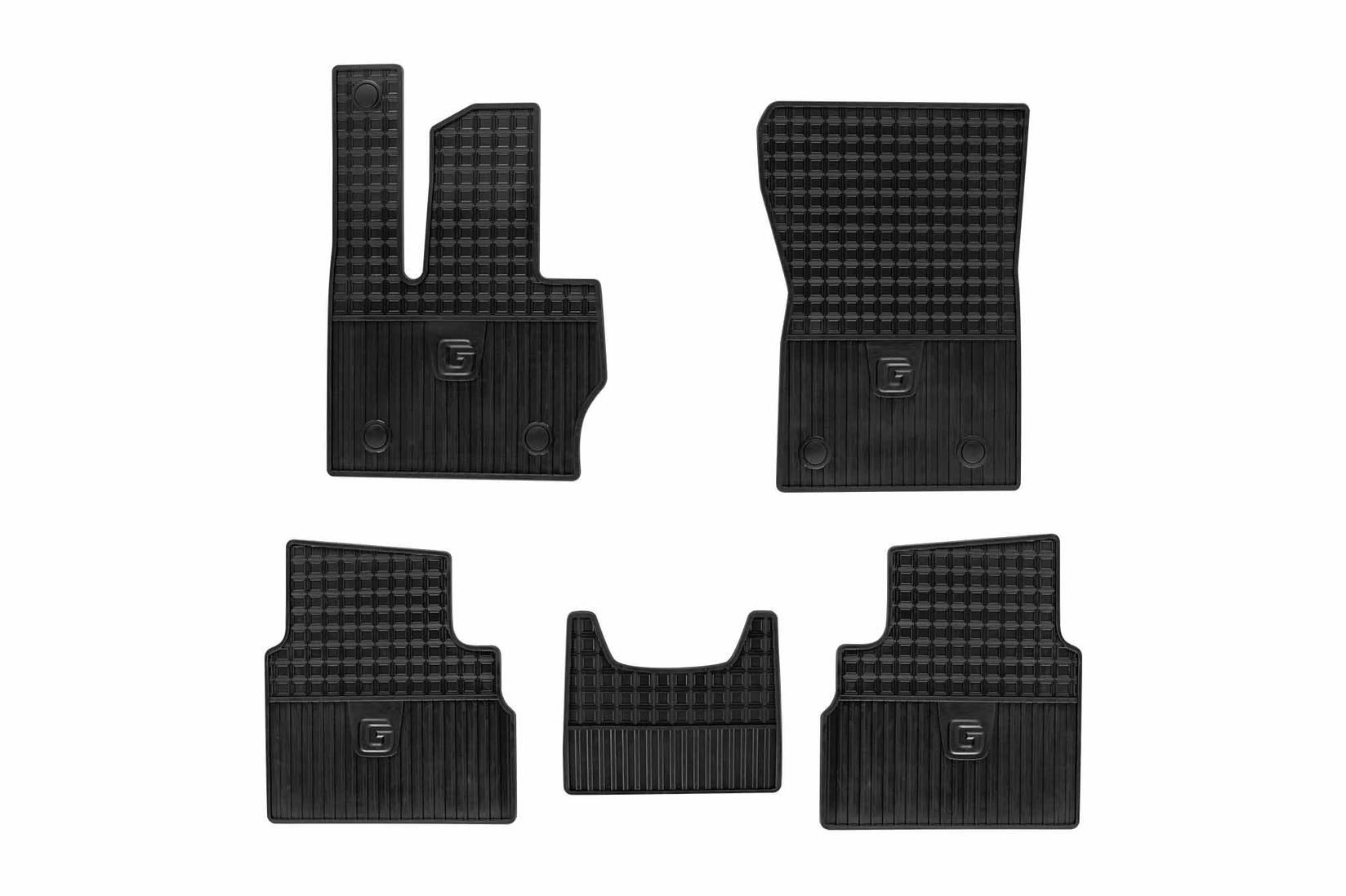 MERCEDES-BENZ Гумени патосници за Mercedes G класа W464 по 2018 година 5 дела црни