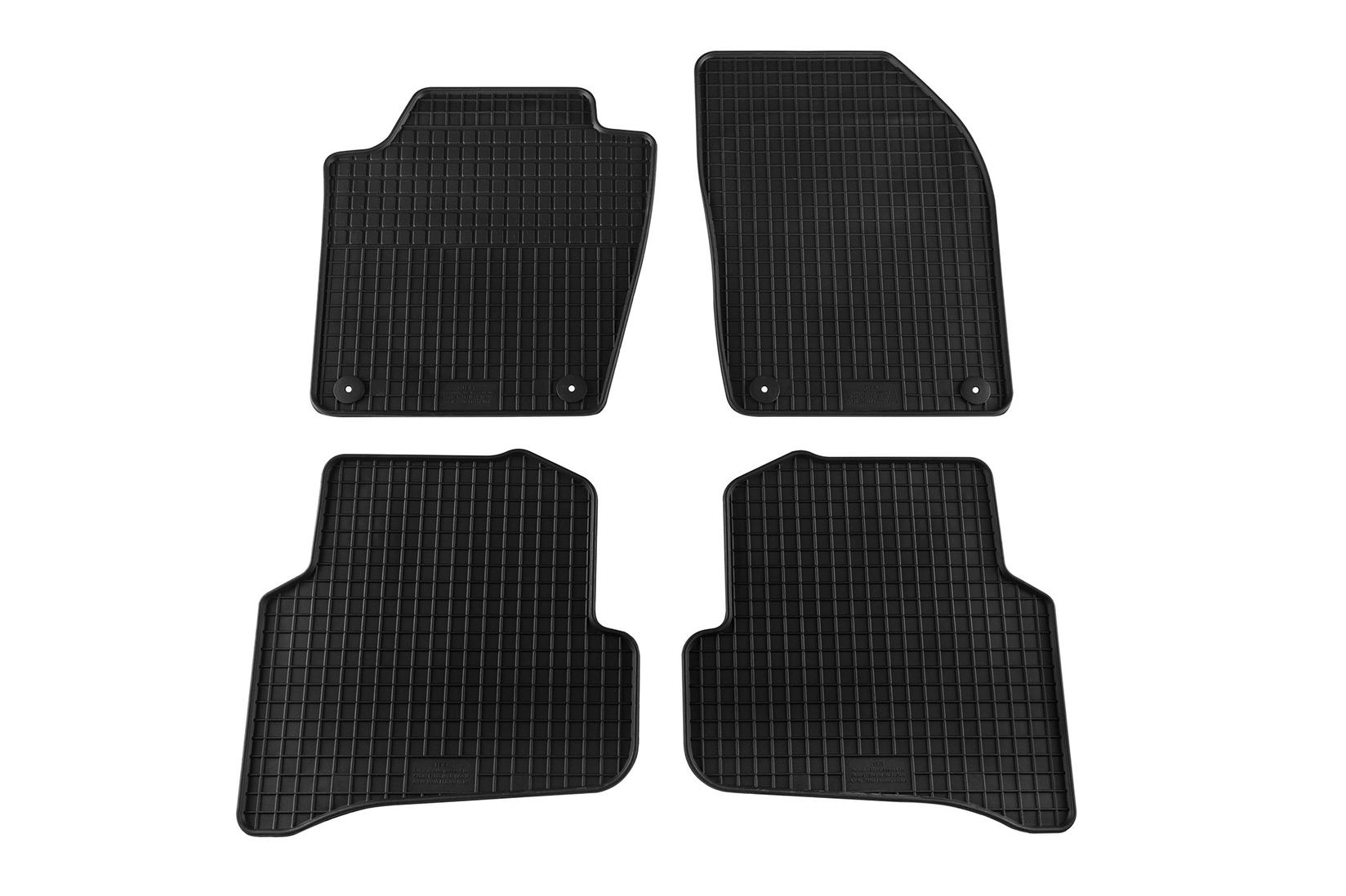 PETEX Гумени патосници за Skoda Fabia хечбек караван по 2015 година 4 дела црни B014