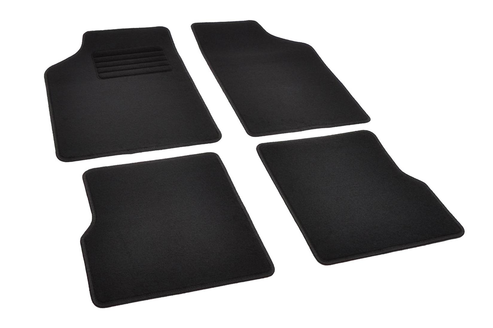 RIGUM Платнени патосници за Skoda Favorit 1988-1995, 4 дела, црни