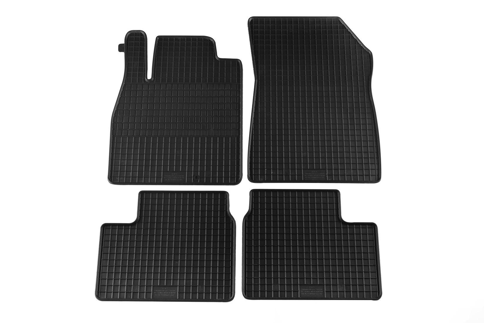 PETEX Гумени патосници за Nissan Micra K13 2010-2017 4 дела црни