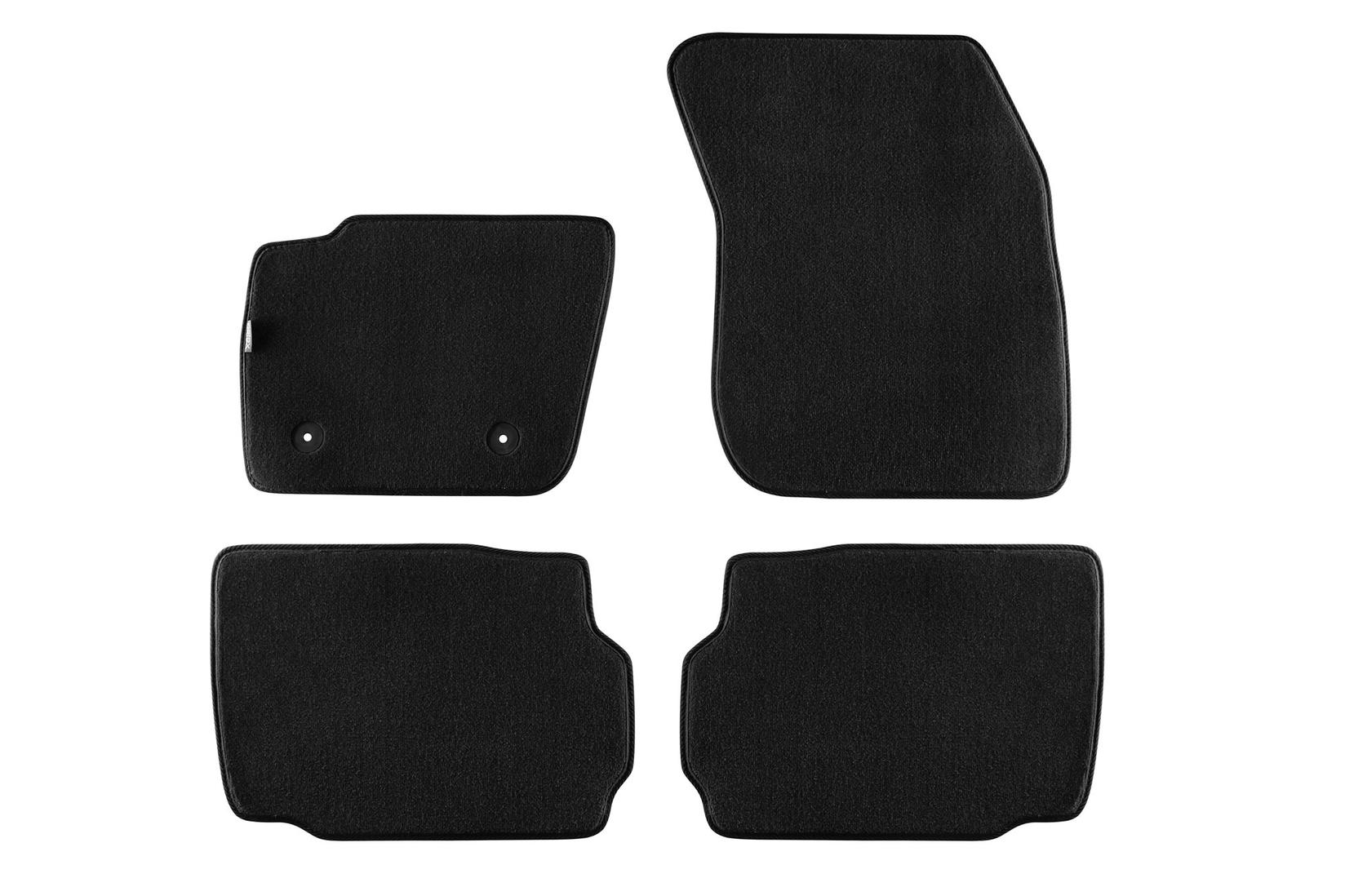 PETEX Платнени патосници за Ford Mondeo после 12/2014 година 4 делови црни (B01E2) Style материјал