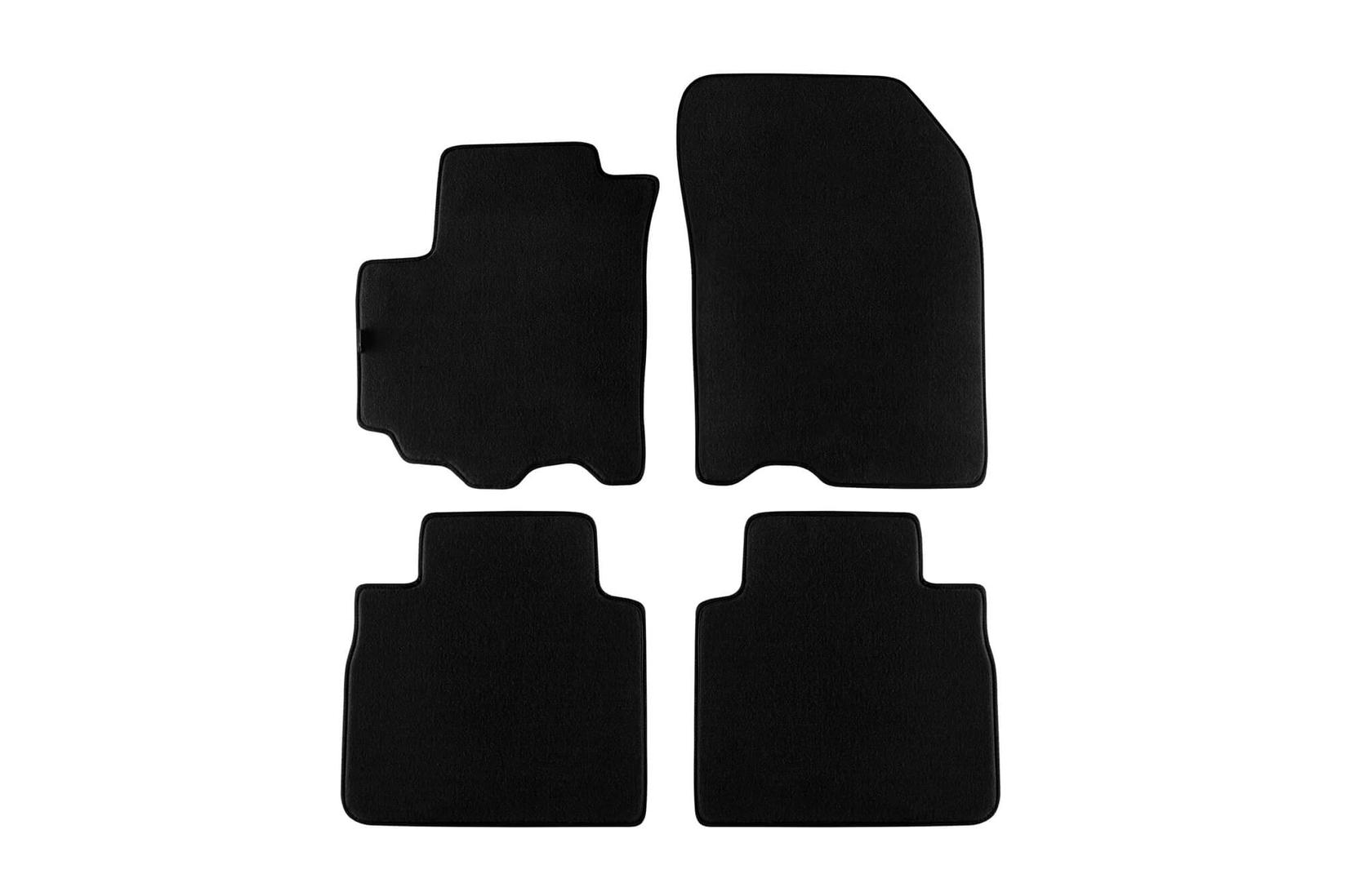 PETEX Платнени патосници за Suzuki SX 4 S-Cross после 2013 година, 4 дела, црни, STYLE материјал