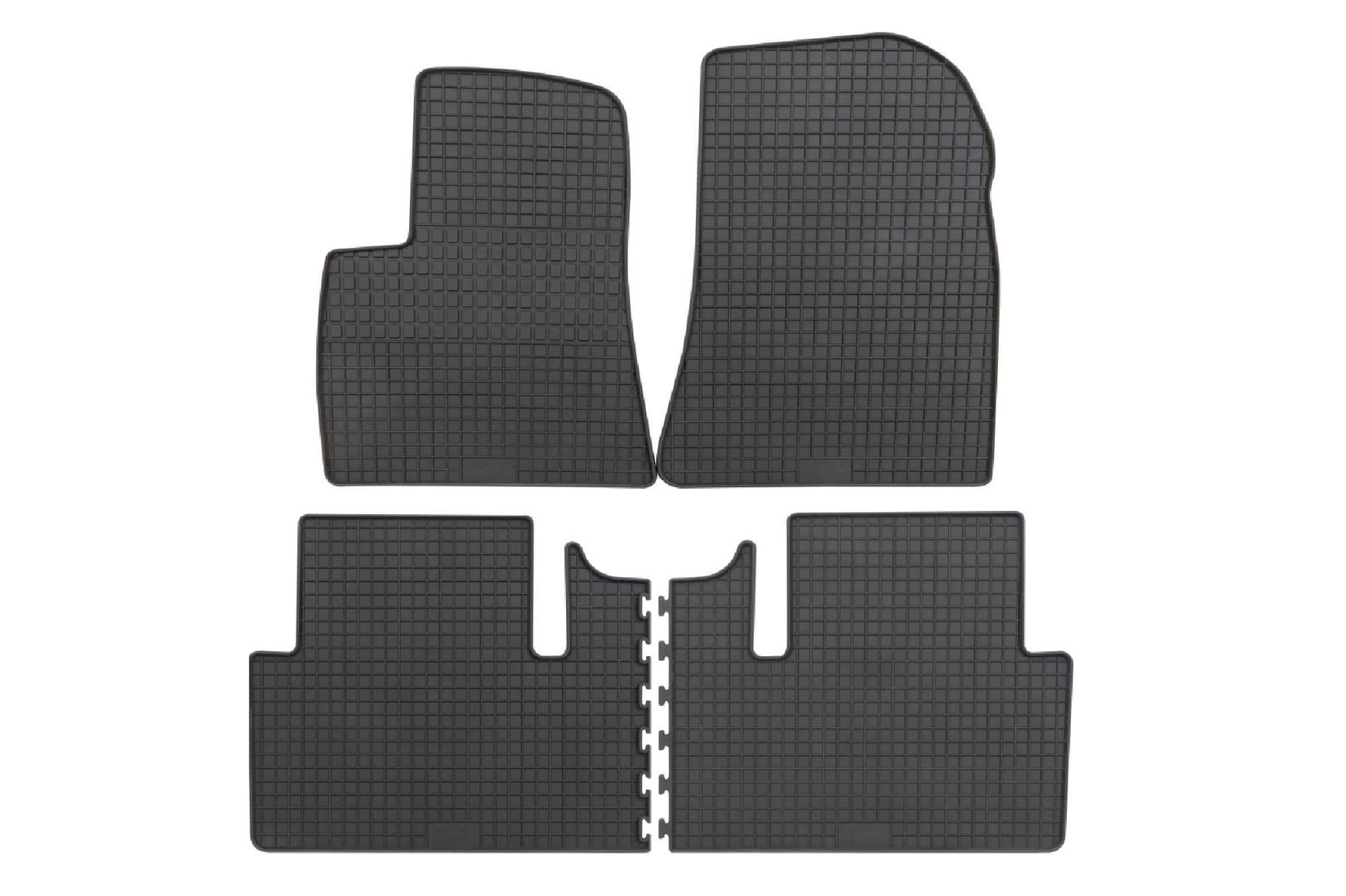 PETEX Гумени патосници за Tesla Model 3 по 2018 година 4 дела црни