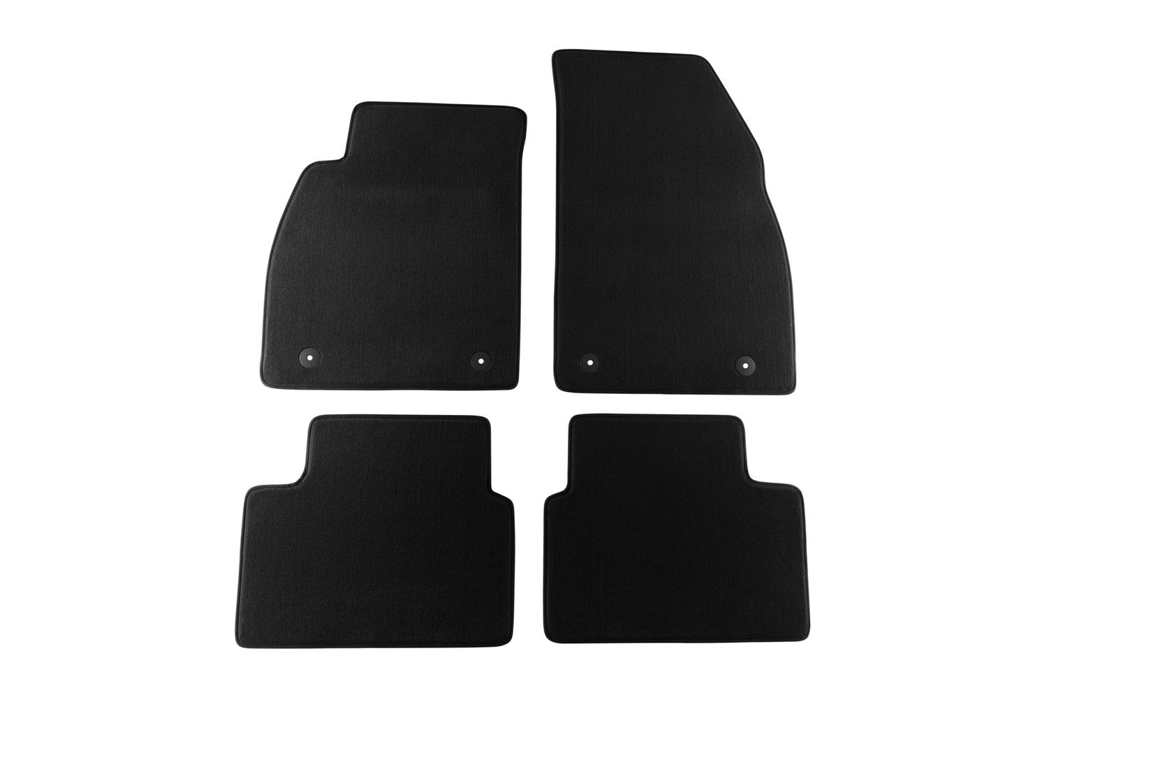 PETEX Платнени патосници за OPEL Insignia 11/2008-08/2013/Insignia Sports Tourer 02/2009-08/2013 4 делови црни (B034) Style материјал