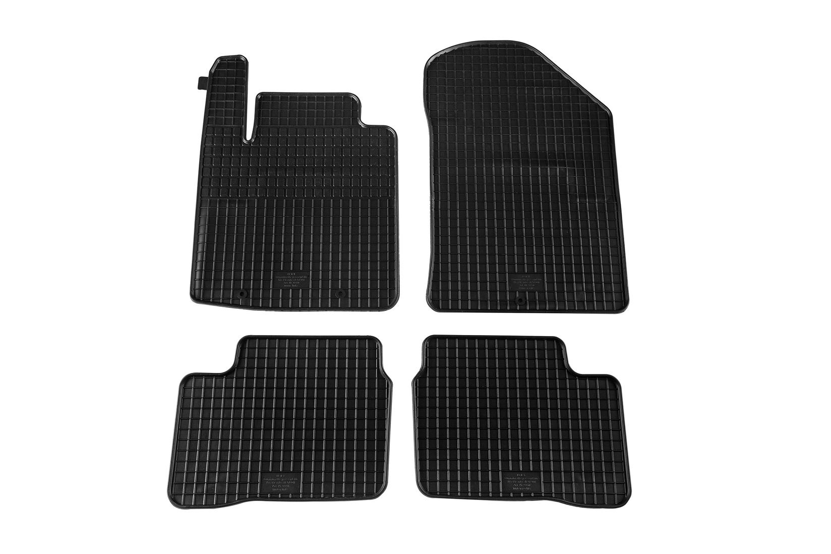 PETEX Гумени патосници за Kia Picanto 2011-2017 4 дела црни