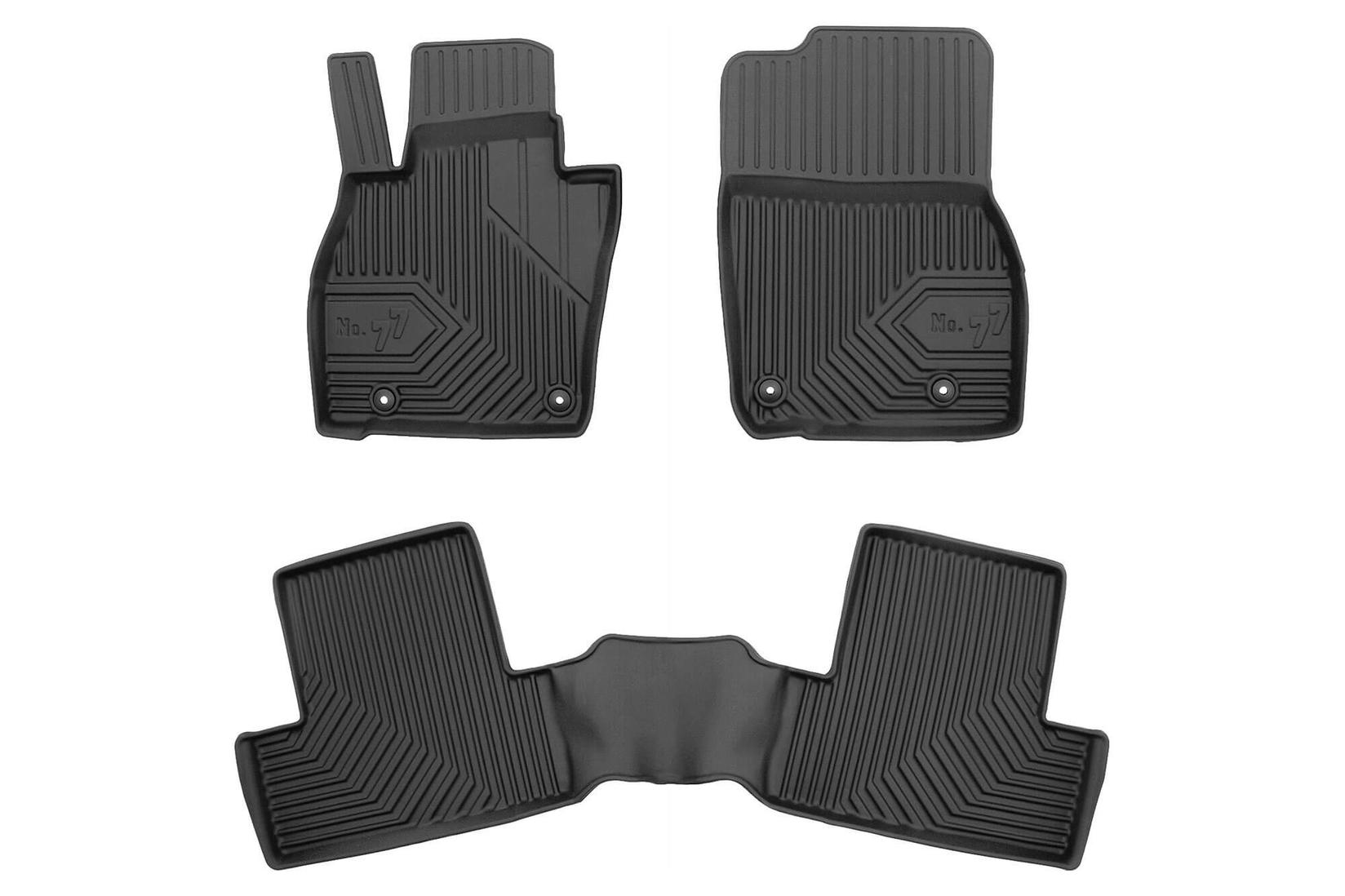 FROGUM 2.5D гумени патосници модел 77 за Mazda CX-60 по 2022 година, 3 дела, црни