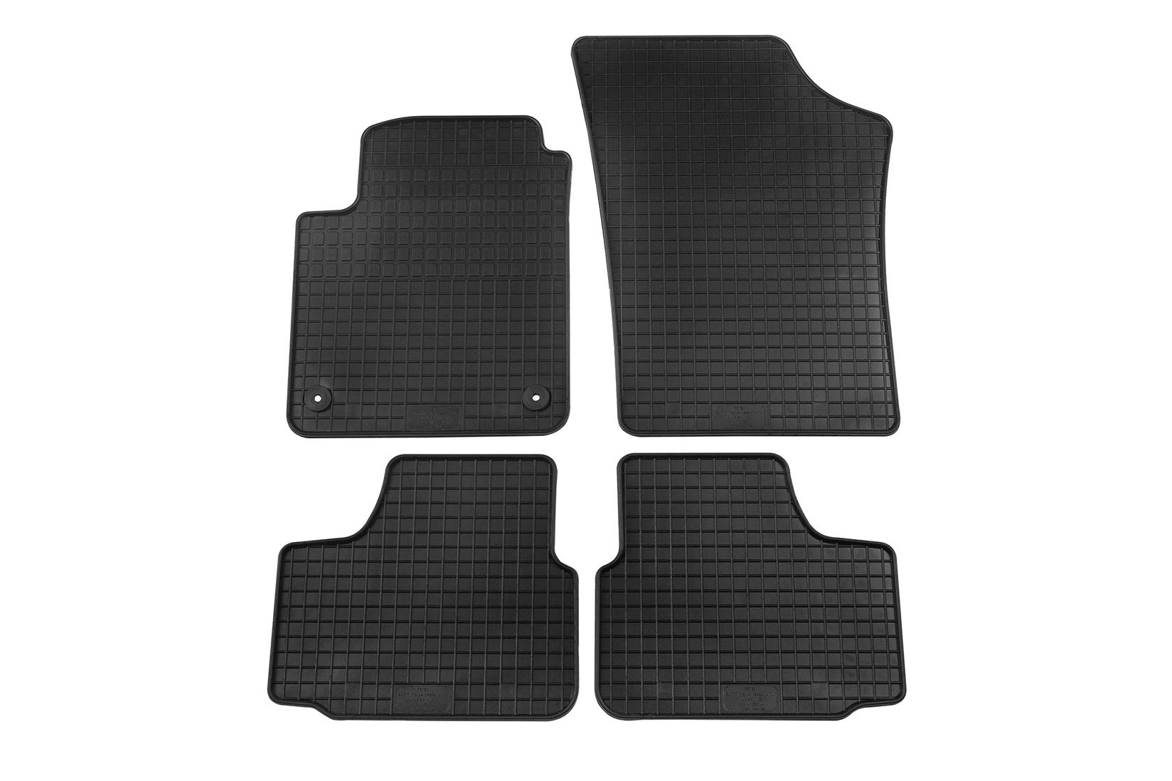 PETEX Гумени патосници за Volkswagen Up Cross Up Skoda Citigo Seat Mii по 2012 година 4 дела црни B012