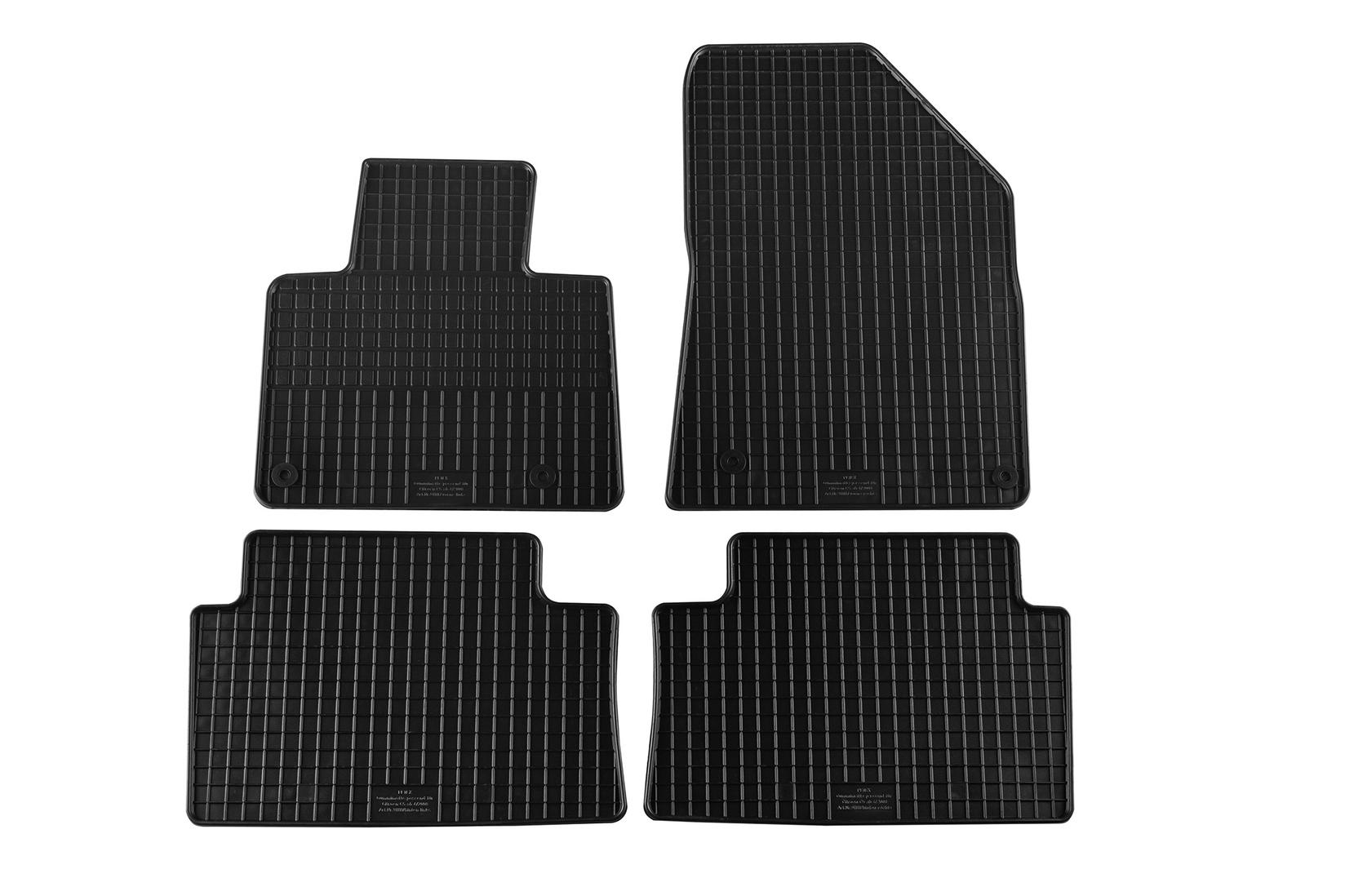 PETEX Гумени патосници за Citroen C5 2008-2017 4 дела црни B044