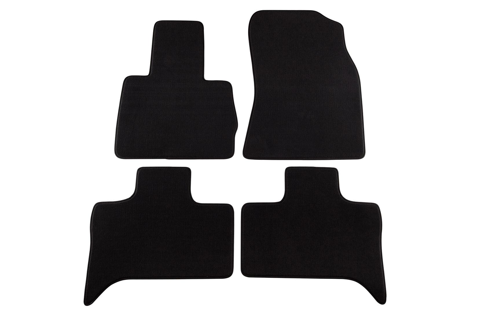 PETEX Платнени патосници за BMW серија X5 E53 06/2000-02/2007 година 4 делови црни (B204) Style материјал