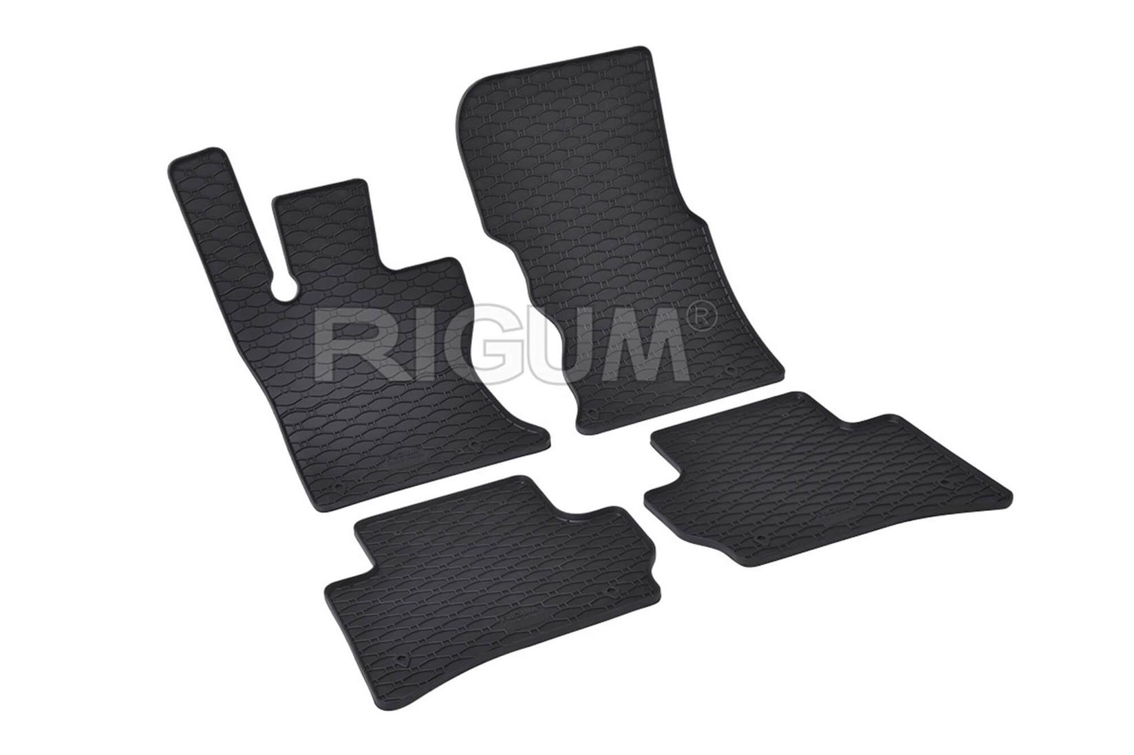 RIGUM Гумени патосници за Jaguar F-Pace по 2016 година, Range Rover Velar по 2017 година, 4 дела, црни
