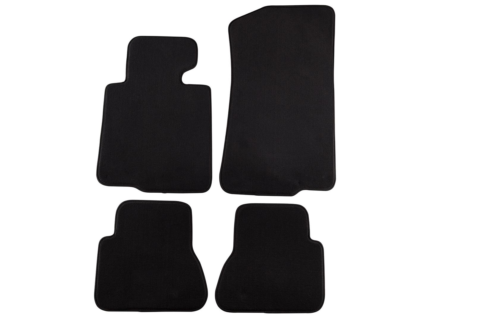 PETEX Платнени патосници за BMW серија 3 E46 Кабрио 2000-02/2007 4 делови црни (B138) Style материјал