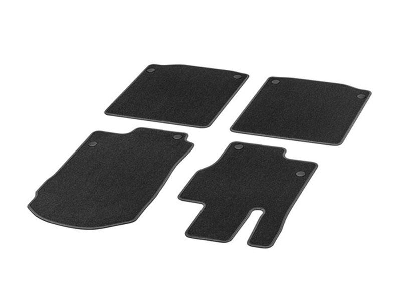 MERCEDES-BENZ Оригинални Платнени патосници за Mercedes GLS Maybach X167 по 2020 година, 4 дела, црни