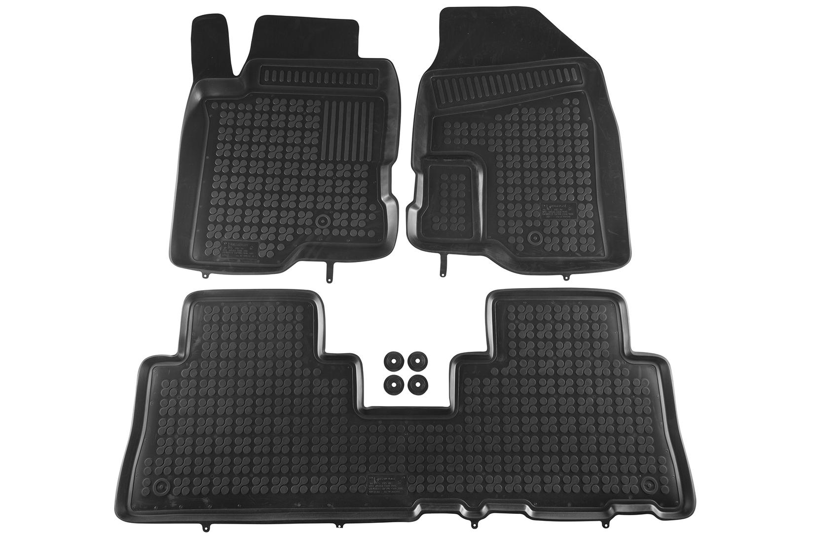 REZAW-PLAST Гумени патосници за Chevrolet Captiva Opel Antara 2006-2015 3 дела црни