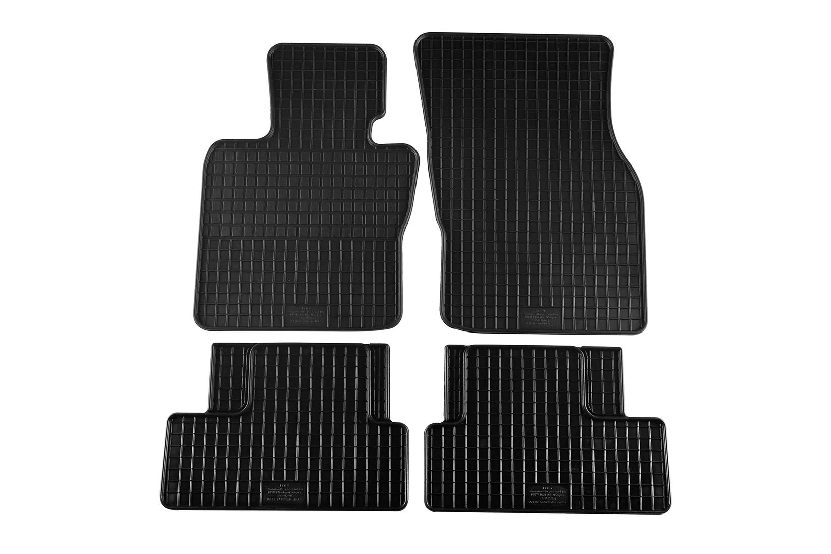 PETEX Гумени патосници за Mini One Cooper по 2014 година 3 врати 4 дела црни