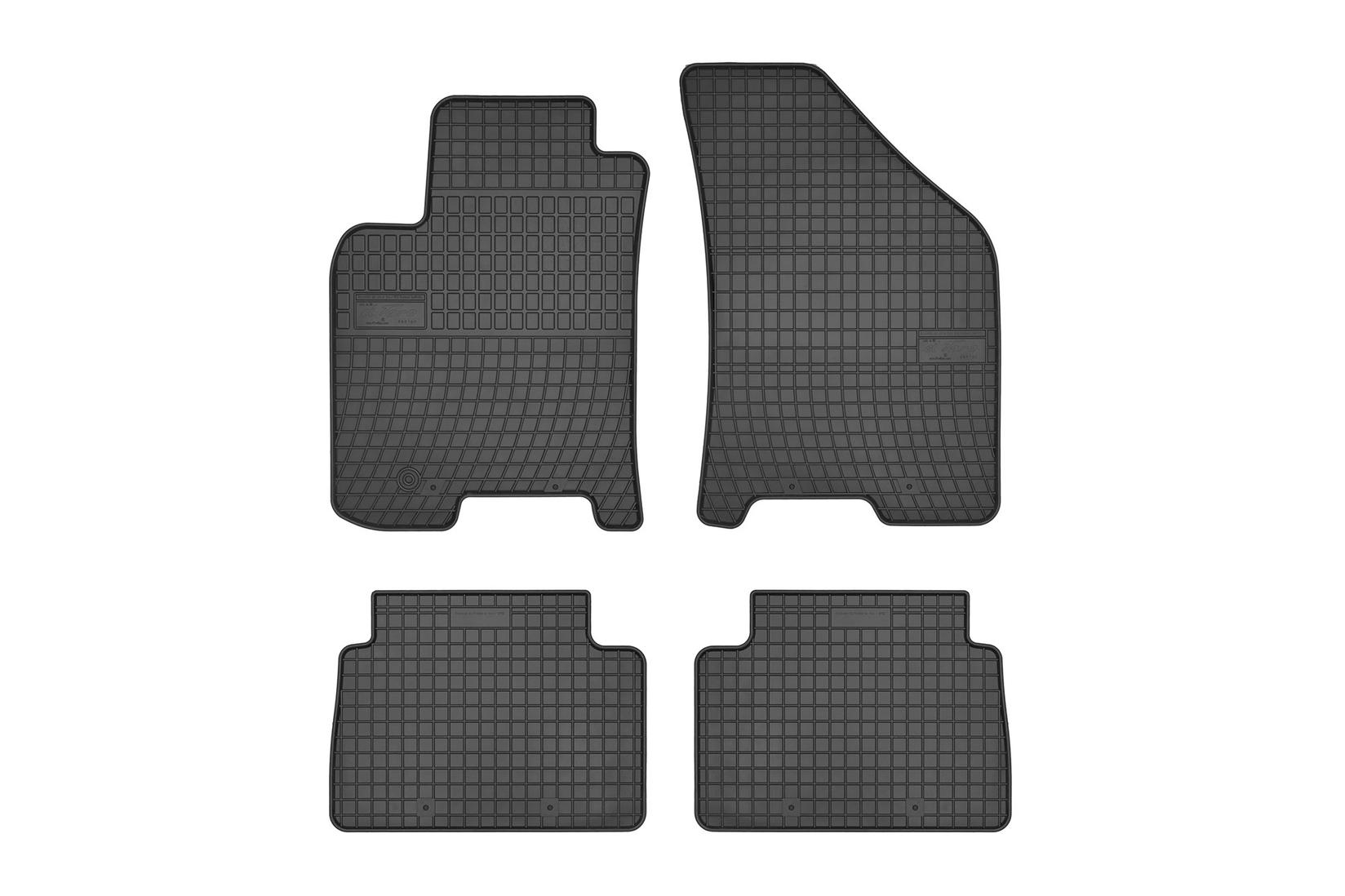FROGUM Гумени патосници за Chevrolet Lacetti Daewoo Nubira 2003-2009 4 дела црни