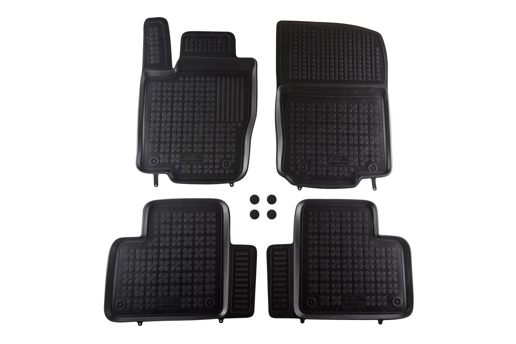 REZAW-PLAST Гумени патосници за Mercedes ML W166 2011-2015 GL X166 2012-2015 GLE W166 GLE купе C295 2015-2019 4 дела црни