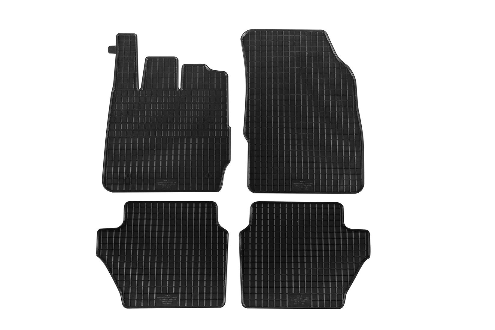 PETEX Гумени патосници за Ford Fiesta 2011-2017 4 дела црни