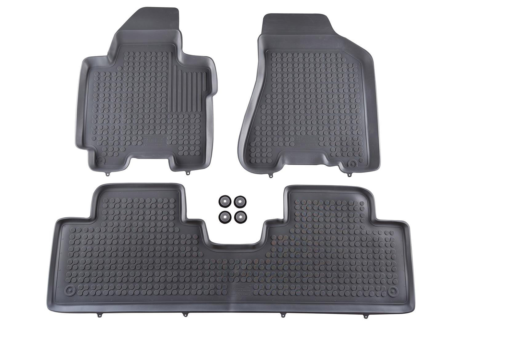 REZAW-PLAST Гумени патосници за Kia Sportage 2004-2010 3 дела сиви