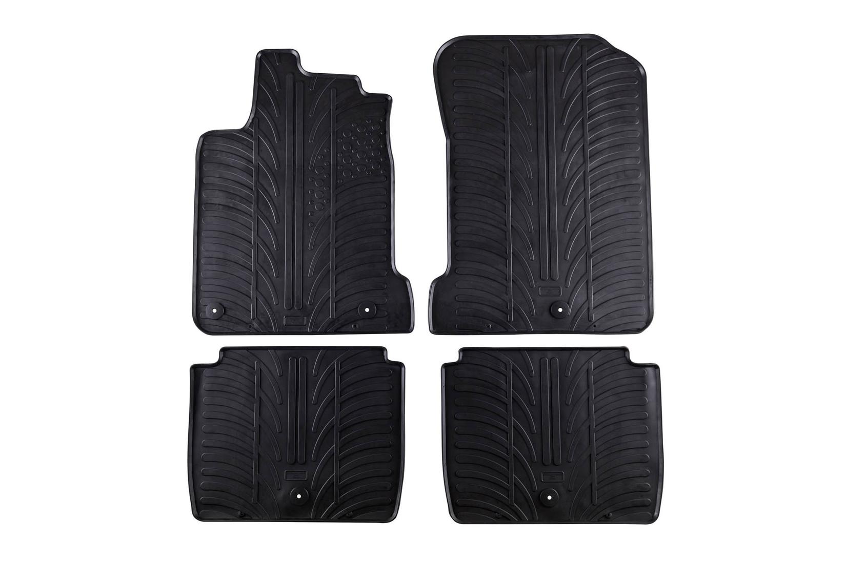 GLEDRING Гумени патосници за Renault Latitude 2011-2015 4 дела црни
