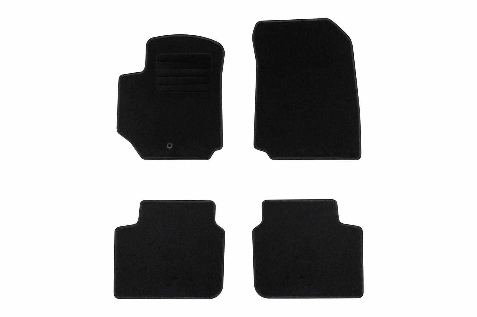 RIGUM Платнени патосници за Fiat Croma 2005-2011, 4 дела, црни