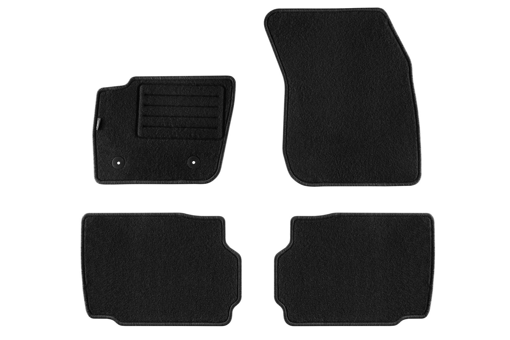 PETEX Платнени патосници за Ford Mondeo после 12/2014 година 4 делови црни (B01E2) Rex материјал