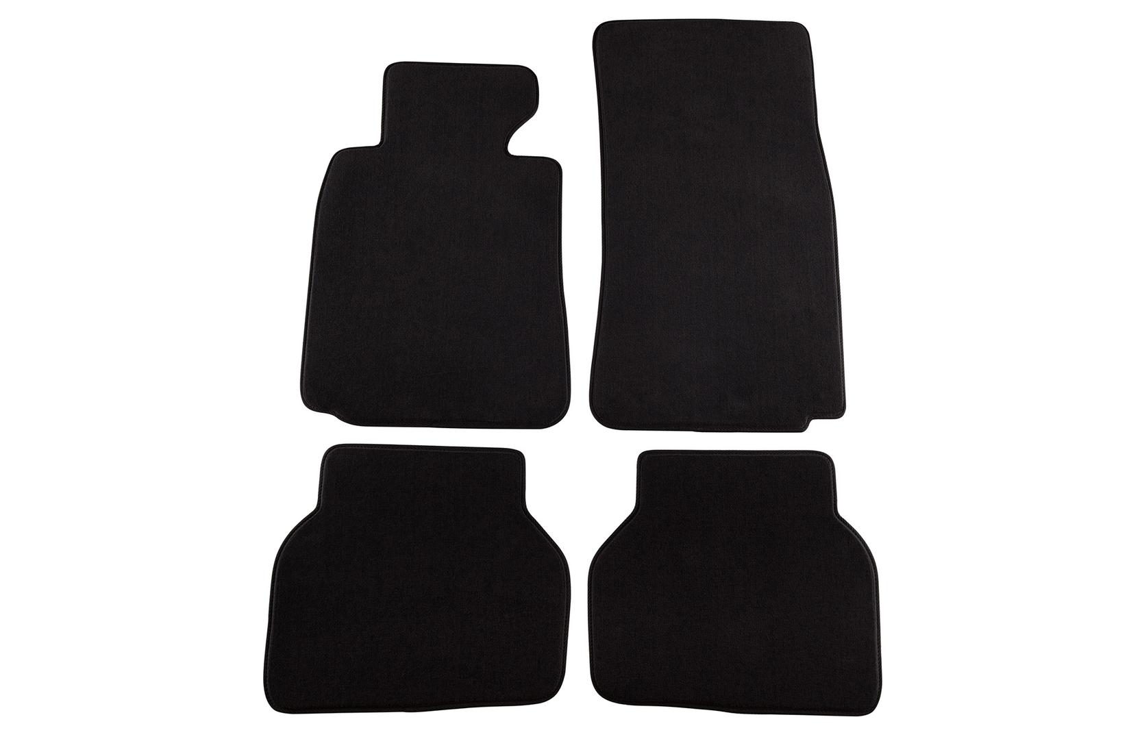 PETEX Платнени патосници за BMW серија 5 E39 1995-05/2003 година 4 делови црни (B208) Style материјал