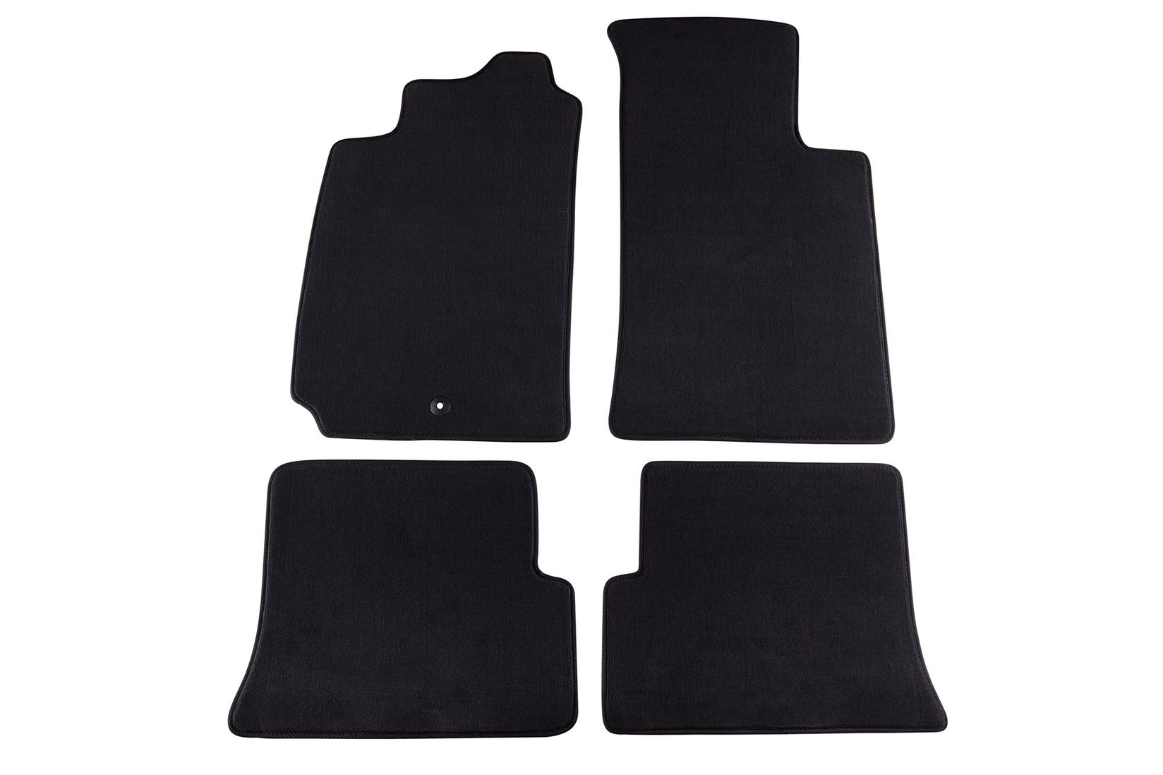 PETEX Платнени патосници за Renault Megane Coach 3 врати 1996-10/2002/кабриолет 1996-10/2002 4 делови црни (B001) Style материјал