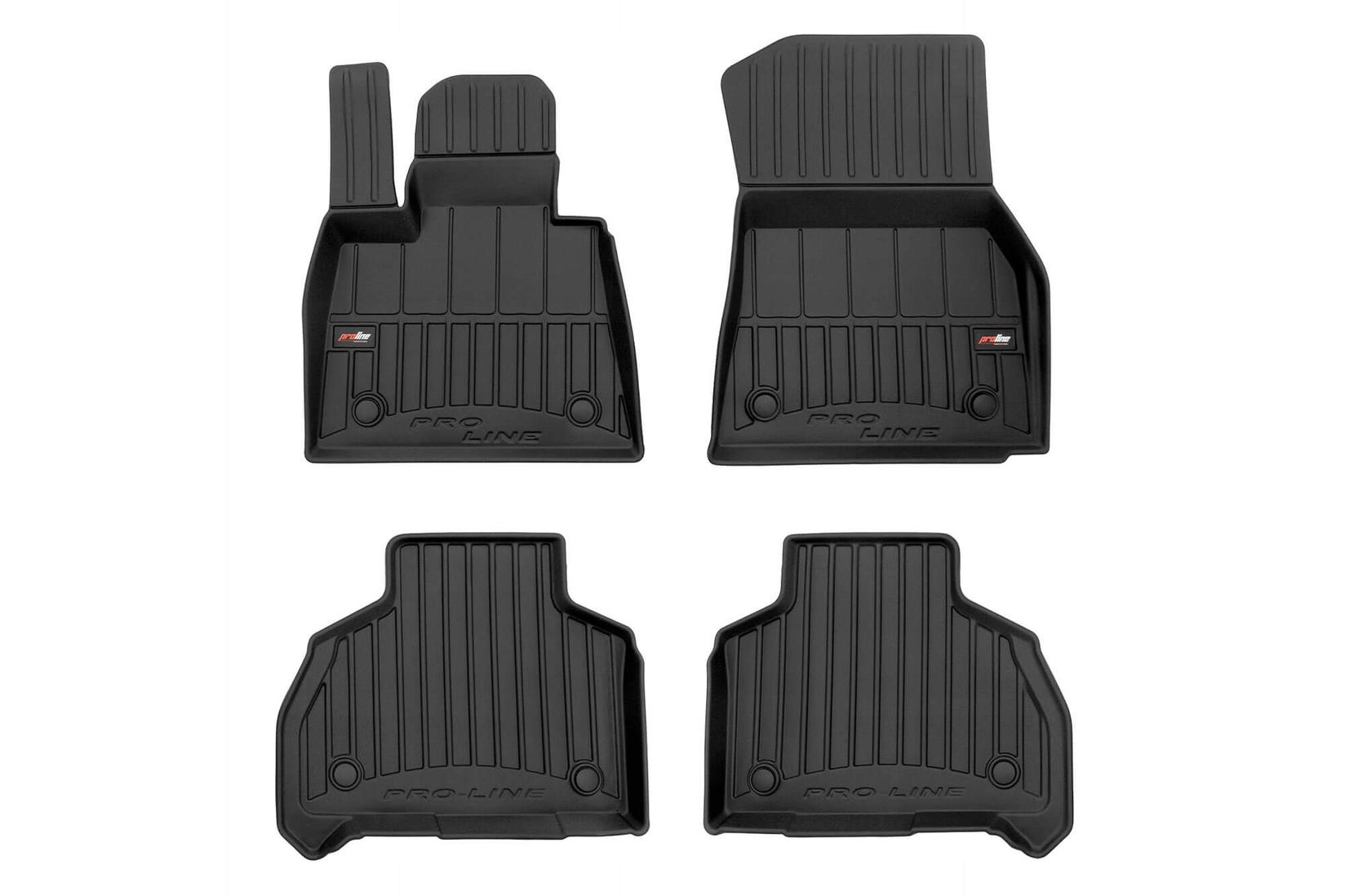 FROGUM 3D Гумени патосници за BMW X7 G07 по 2018 година со 7 места, 4 дела, црни