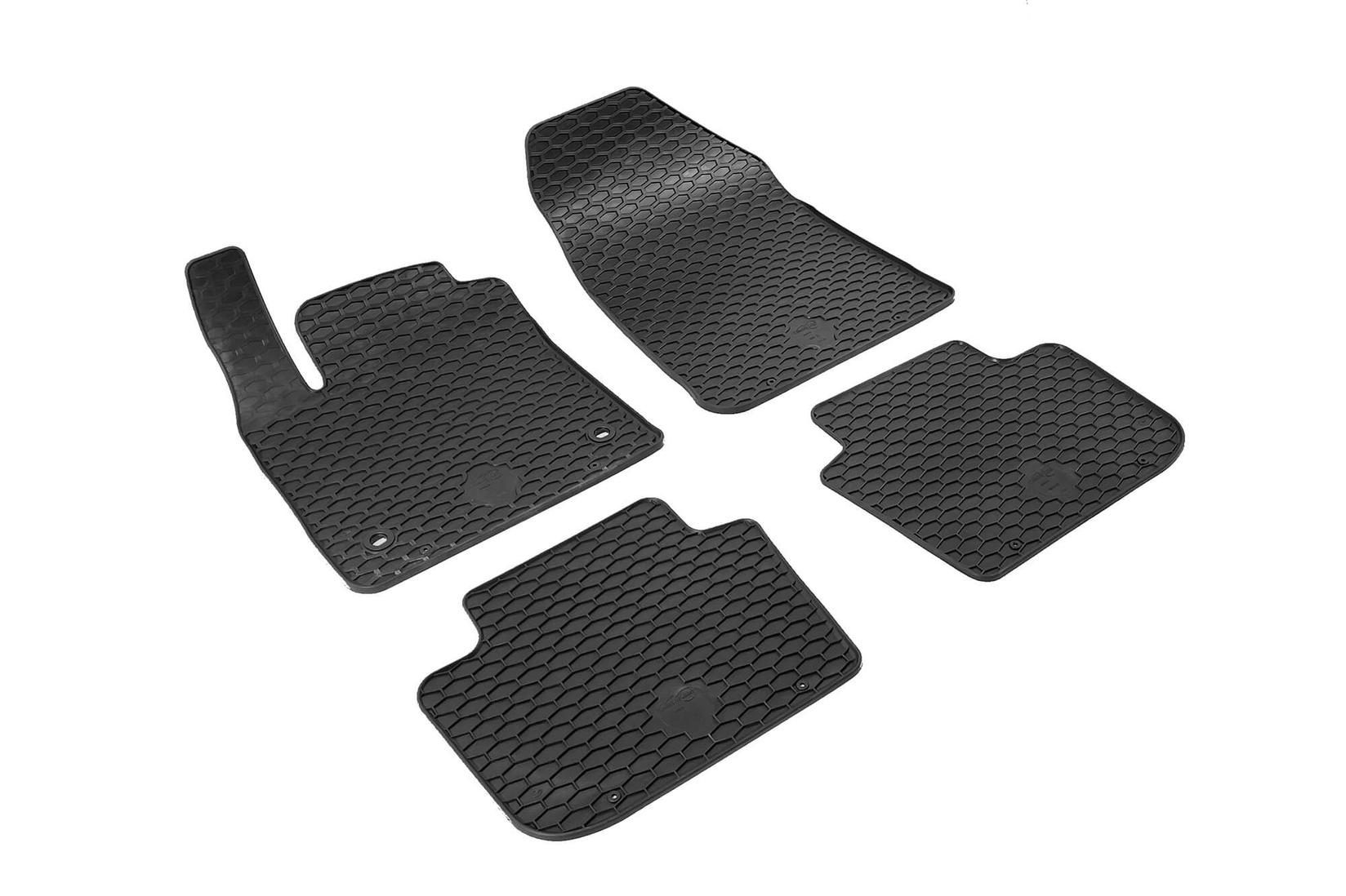 GUMARNY ZUBRI Гумени патосници за MG 4 по 2022 година, 4 дела, црни