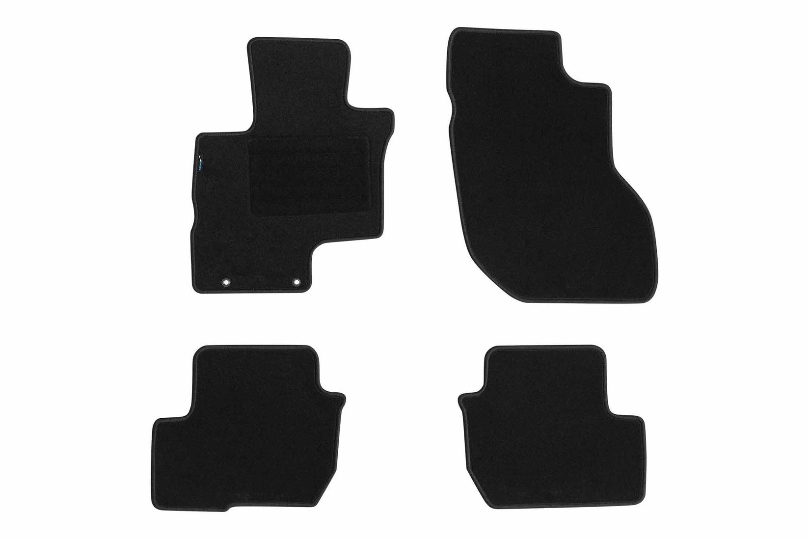 PETEX Платнени патосници за Mitsubishi Eclipse Cross Plug-In Hybrid по 2021 година, 4 дела, црни, материјал REX