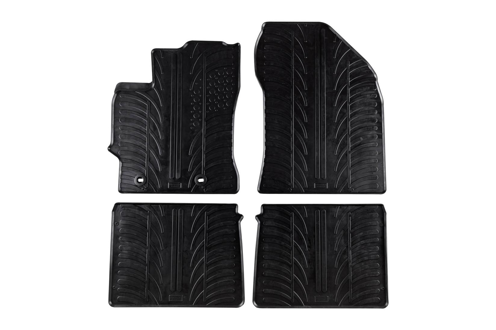 GLEDRING Гумени патосници за Toyota Corolla 2013-2018 4 дела црни