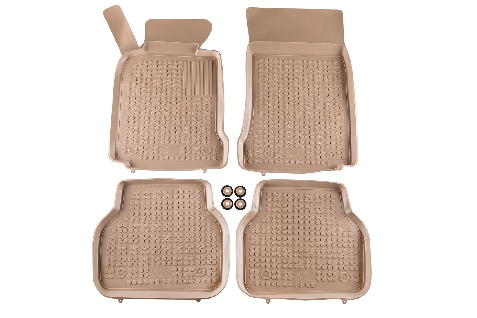 REZAW-PLAST Гумени патосници за BMW серија 5 E39 1995-2004 4 дела кремави