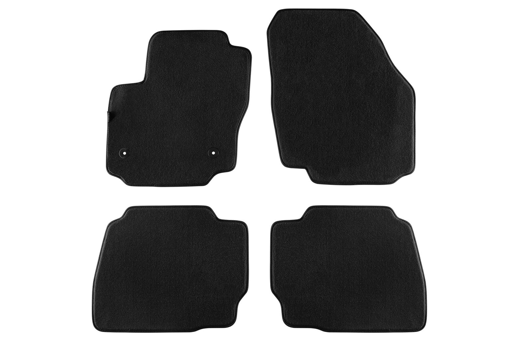 PETEX Платнени патосници за Ford Mondeo 09/2012-11/2014 4 делови црни (B012) Style материјал