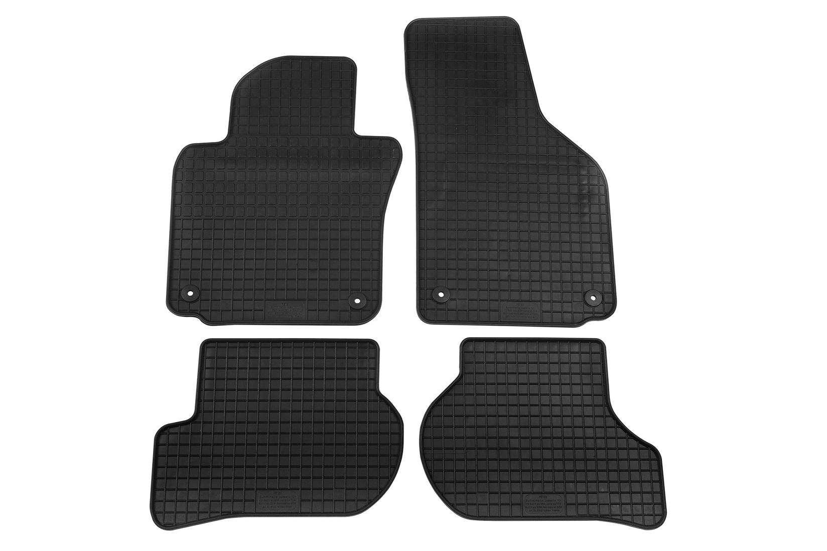 PETEX Гумени патосници за Volkswagen Golf V, Golf VI Jetta Scirocco Skoda Octavia седан караван 4 дела B014