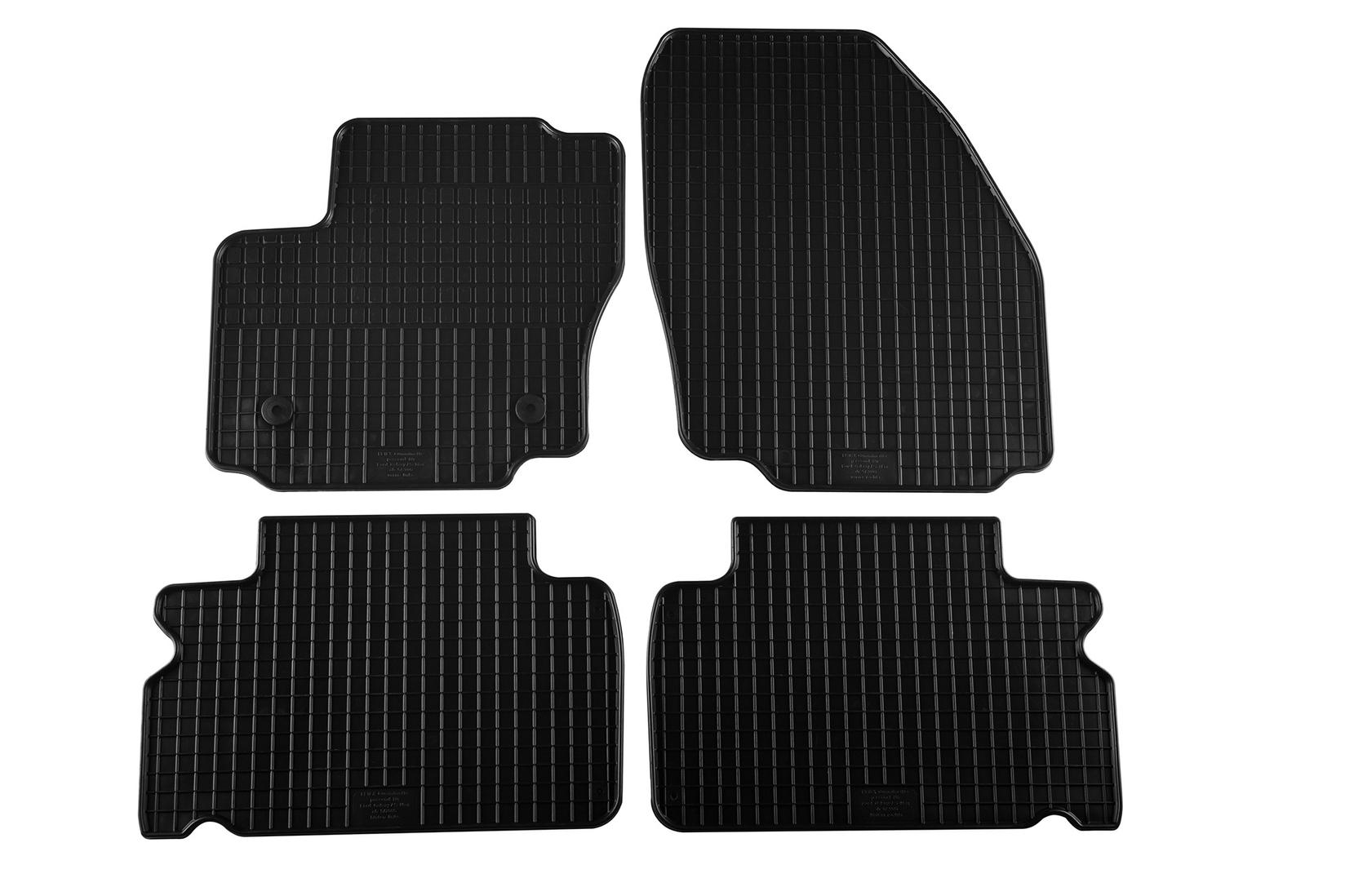 PETEX Гумени патосници за Ford Galaxy S-Max 2006-2015 4 дела црни B012