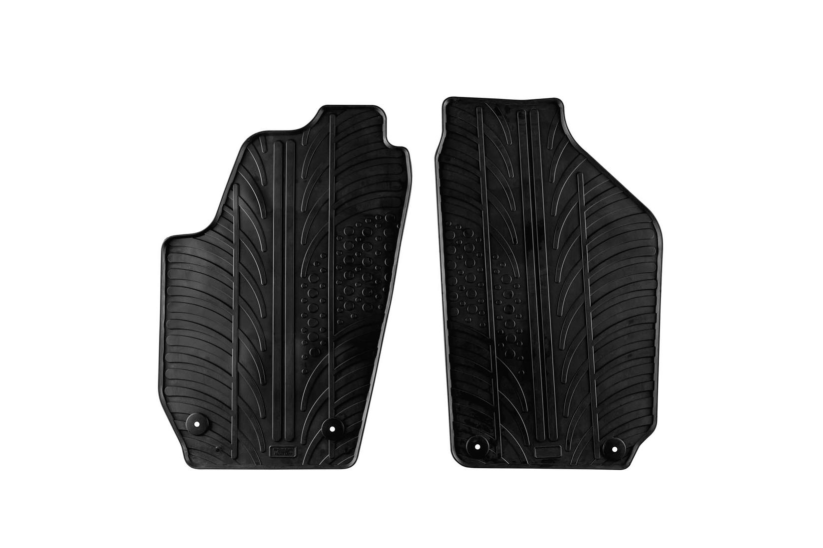 GLEDRING Гумени патосници за Skoda Roomster Practic 2006-2015 2 дела црни