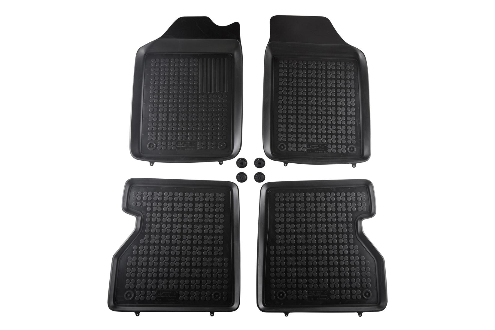 REZAW-PLAST Гумени патосници за Renault Kangoo 1998-2008 4 дела црни