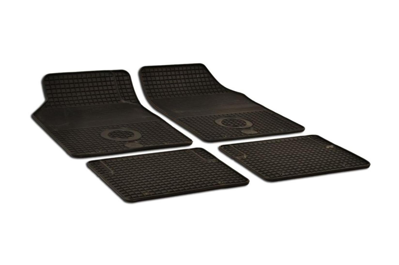 GUMARNY ZUBRI Универзални гумени патосници серија UNI 1 од 4 дела црни