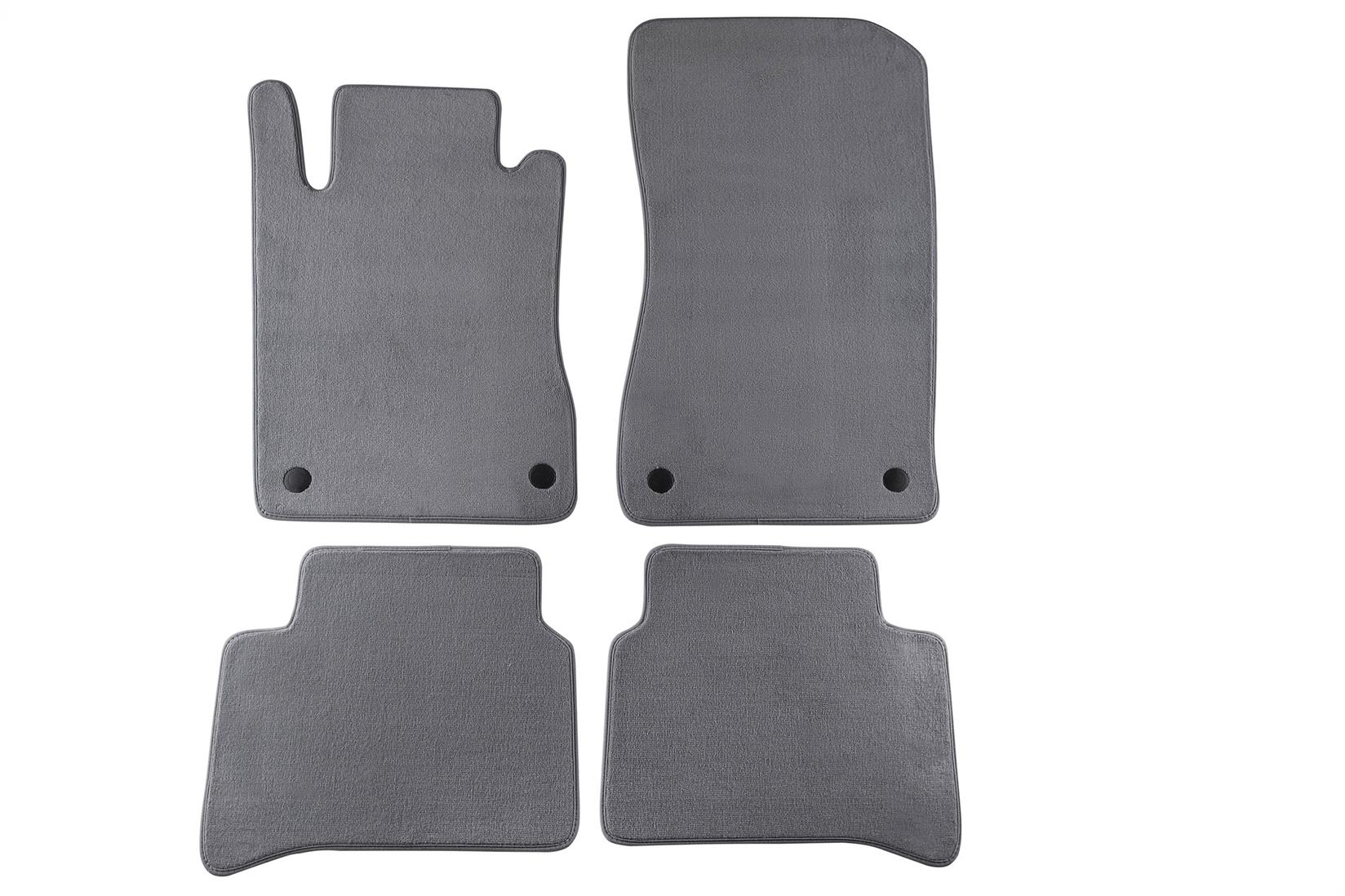 PETEX Платнени патосници за Mercedes CLS класа C219 10/2004-12/2010 година 4 делови сиви (B064) Comet материјал