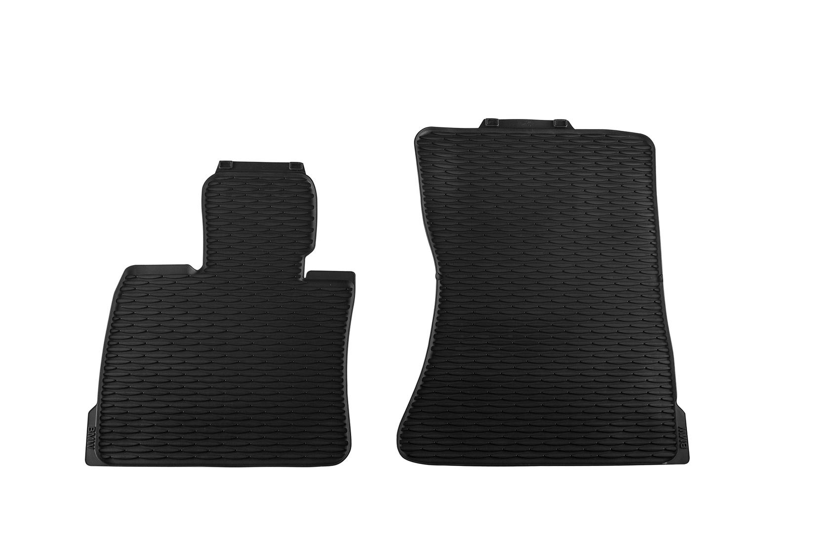 BMW Предни гумени патосници за BMW X5 E70 2007-2013 2 дела црни