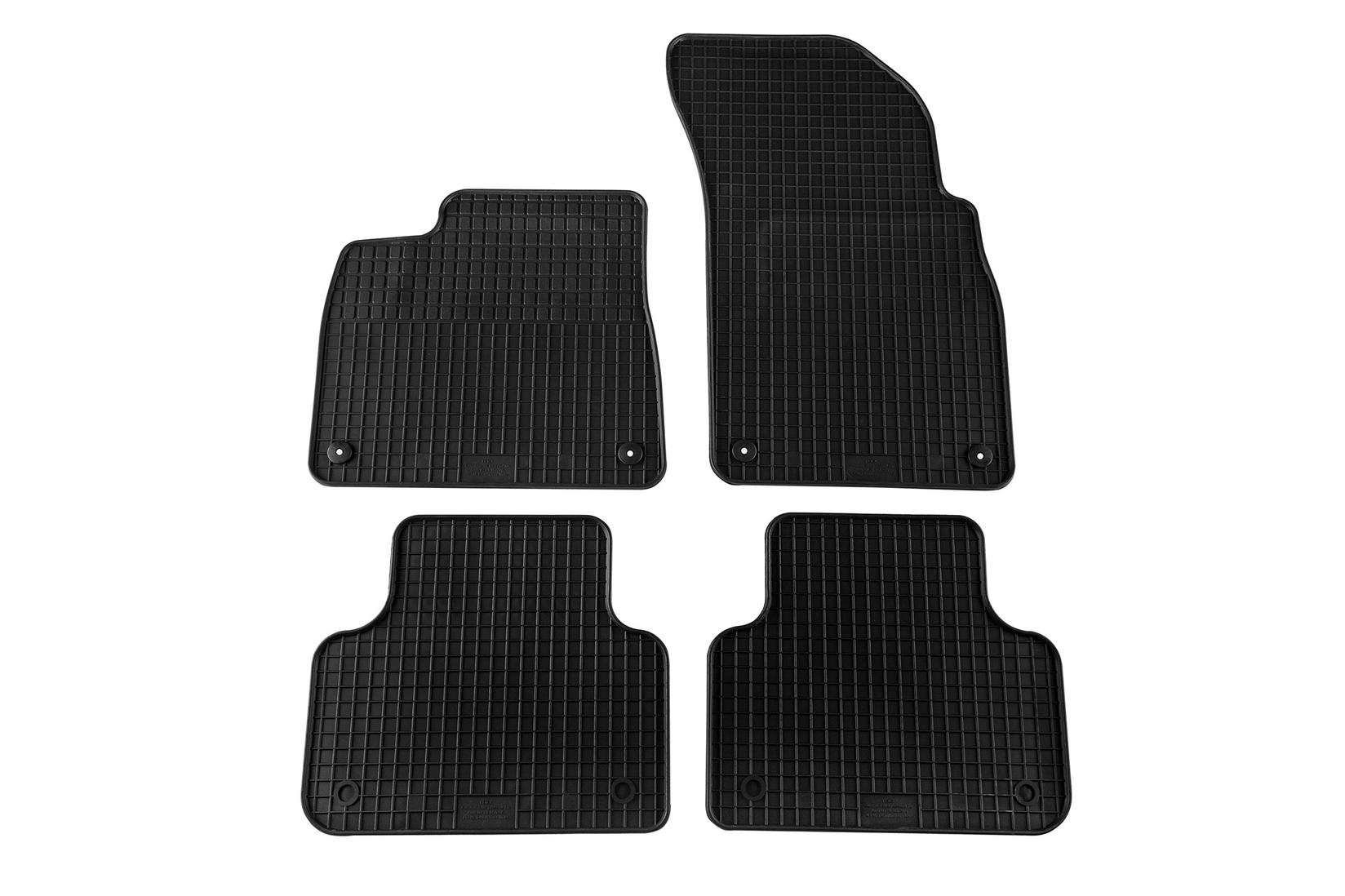 PETEX Гумени патосници за Audi Q7 по 2015 година Q8 по 2018 година 4 дела црни B014