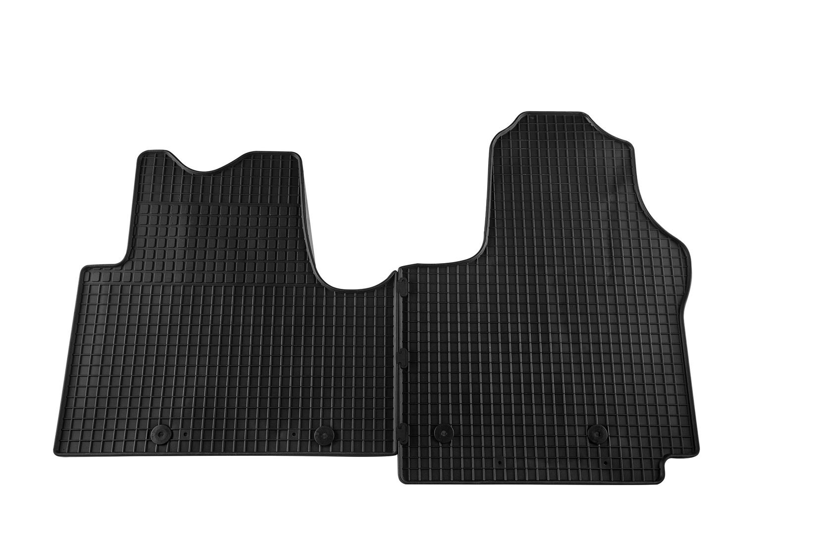 PETEX Гумени патосници за Opel Vivaro Vivaro караван Renault Trafic Fiat Talento Nissan NV300 3 места предни 2 дела