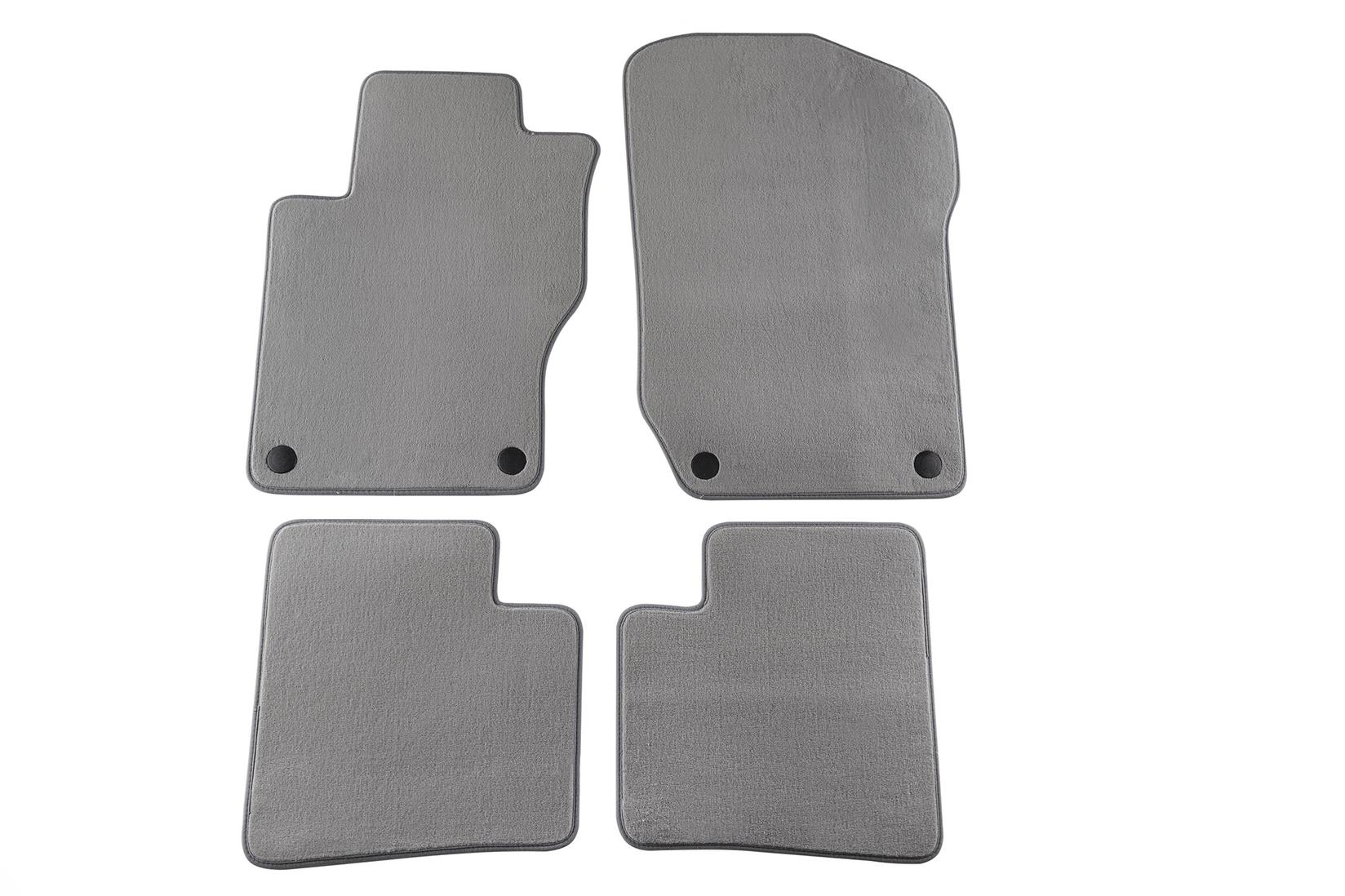 PETEX Платнени патосници за Mercedes M класа ML W164 07/2005-10/2011/GL X164 09/2006-10/2012 4 делови сиви (B064) Comet материјал