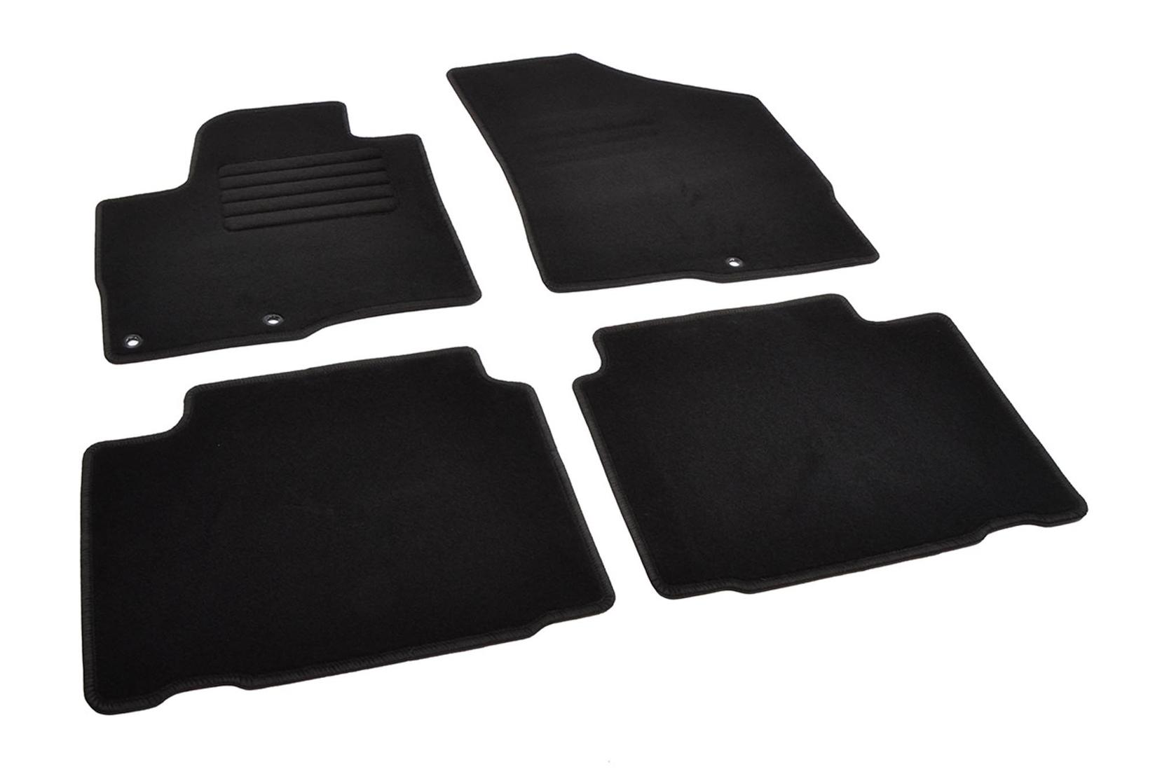 RIGUM Платнени патосници за Hyundai IX55 2009-2011, 4 дела, црни