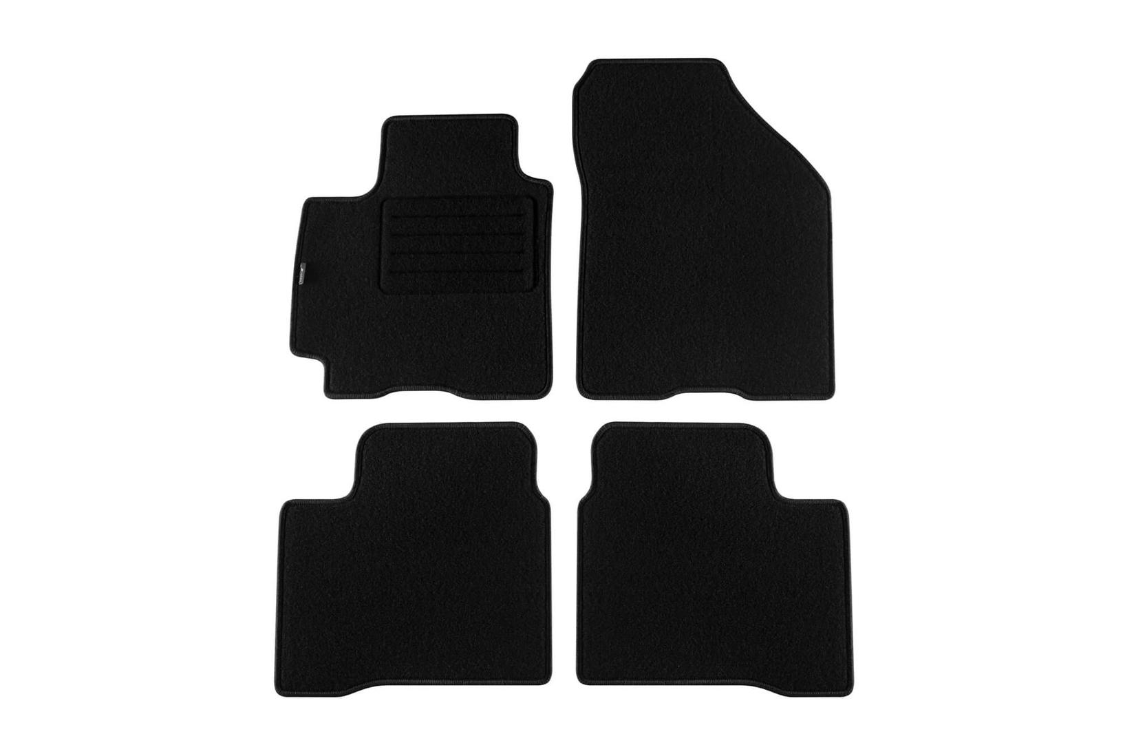 PETEX Платнени патосници за Suzuki Swift после 2017 година 4 дела, црни, REX материјал