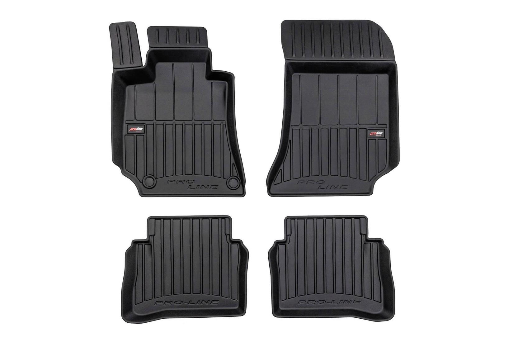 FROGUM 3D Гумени патосници за Mercedes E класа W212 2009-2016, 4 дела, црни