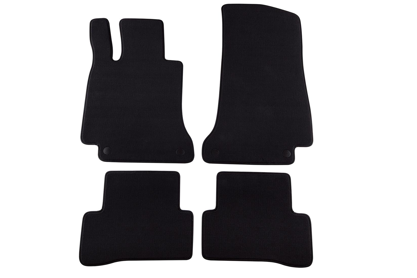 PETEX Платнени патосници за Mercedes C класа W205 седан 03/2014 =>/S205 караван 09/2014 => 4 делови црни (B064) Style материјал