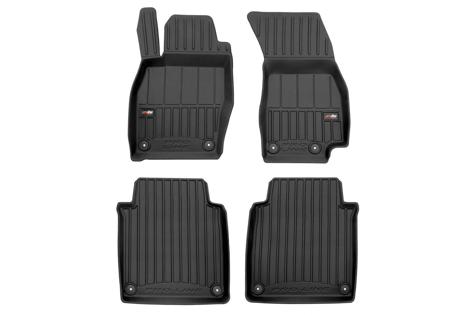 FROGUM 3D Гумени патосници за Audi A8 D5 долга верзија по 2017 година, 4 дела, црни